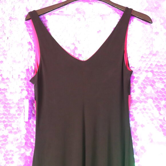 NWT Y2K FORMAL DRESS 8 Bisou Bisou Black Hot Pink Prom Homecoming NYE Party Cute - Picture 9 of 14